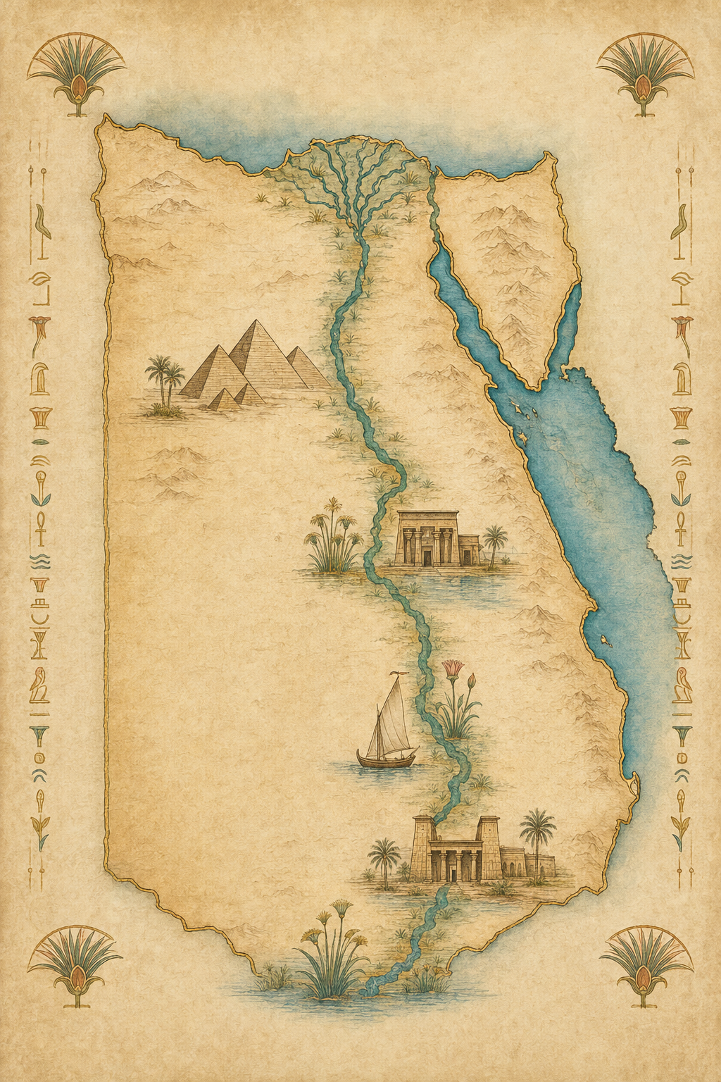 خريطة مصر